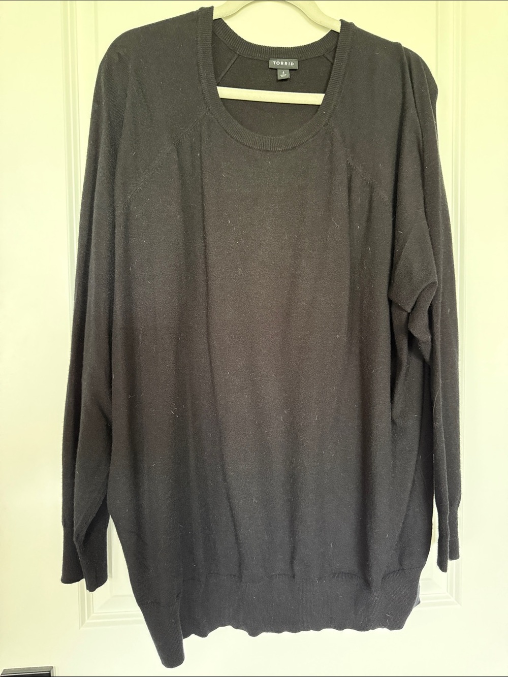Torrid Black Crewneck Sweater